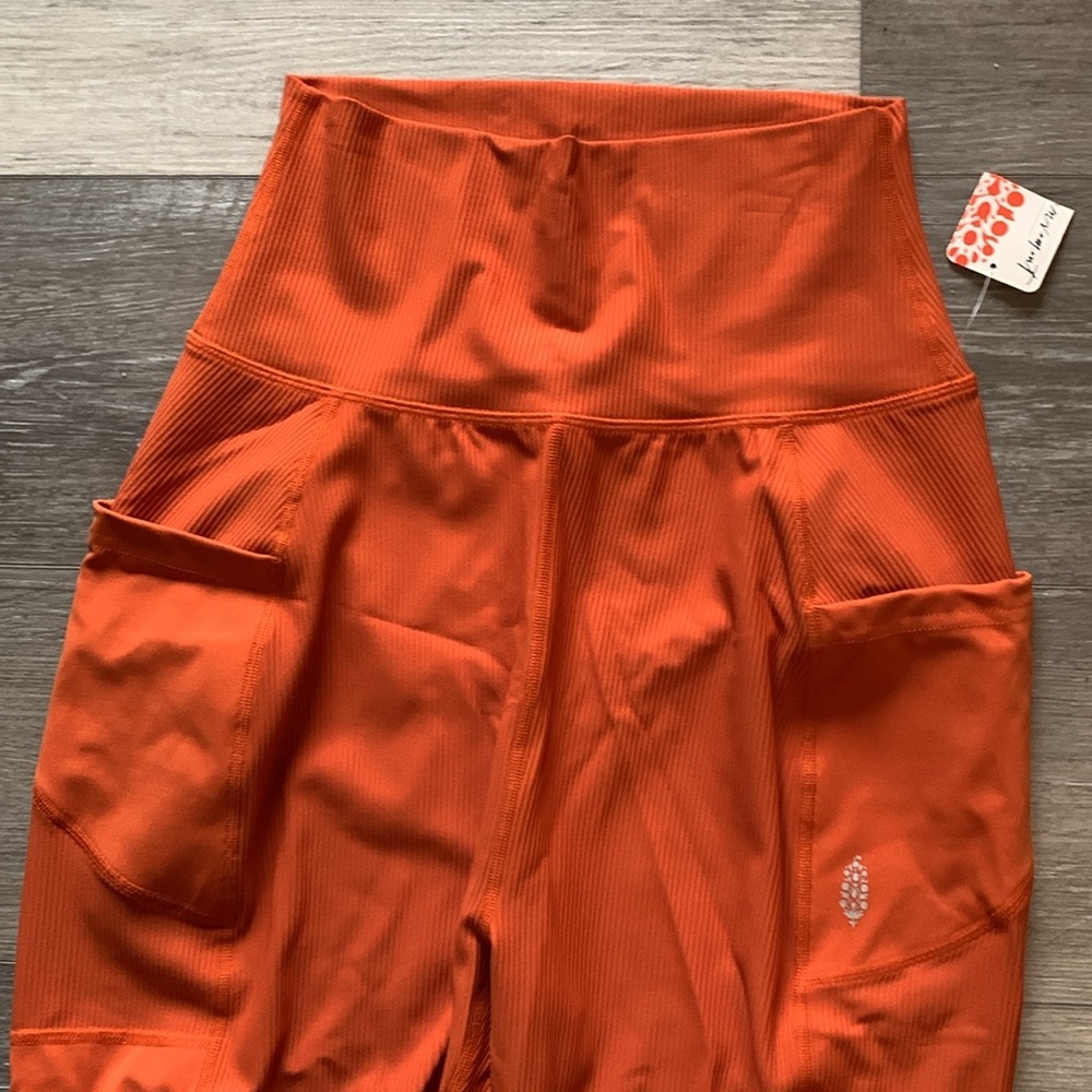 FP MOVEMENT Take A Hike Harem Pants Dried Saffron Terracotta NWT - Picture 6 of 16